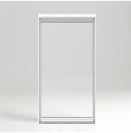 Aluminiumbeklätt träfönster, 1880x980 mm