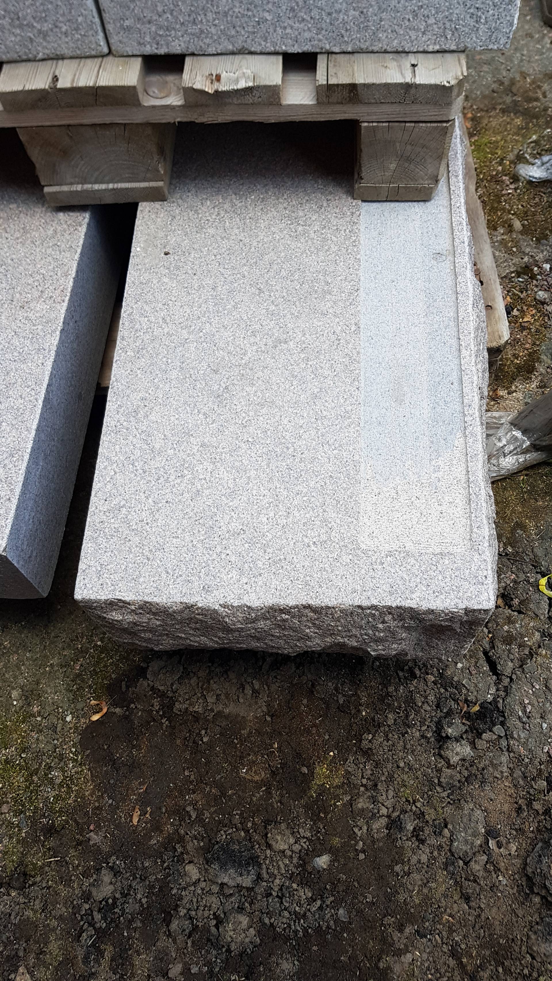 Blocksteg, natursten - 2000x350x140mm