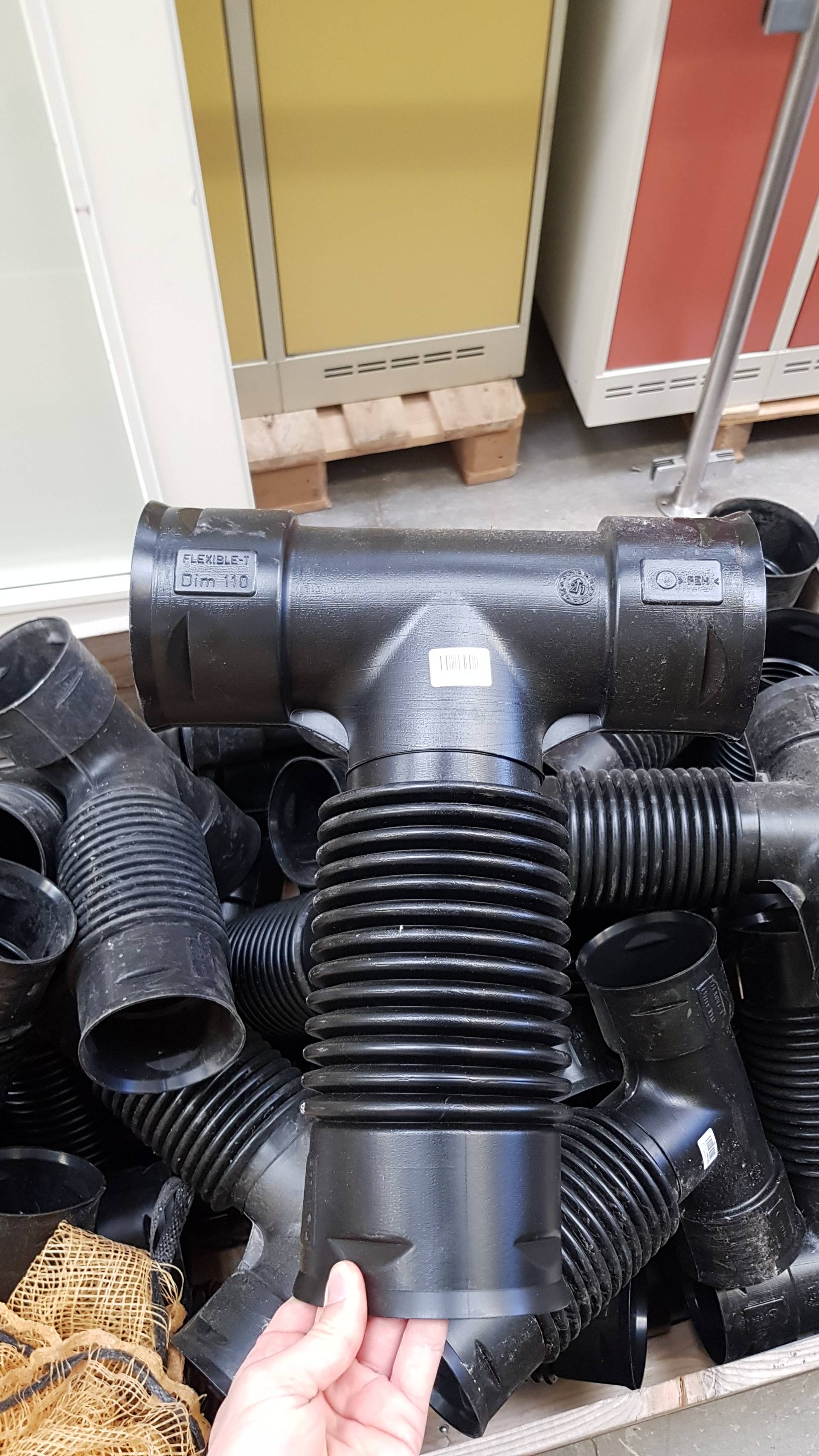 Flexgrenrör 110/0-90°