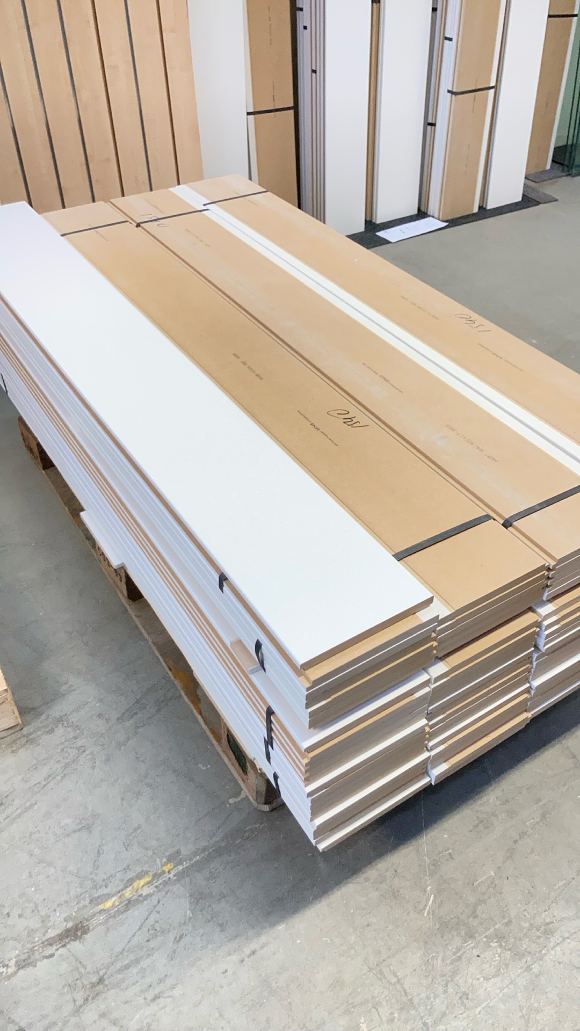 Fönster/dörrsmyg  Vit MDF
