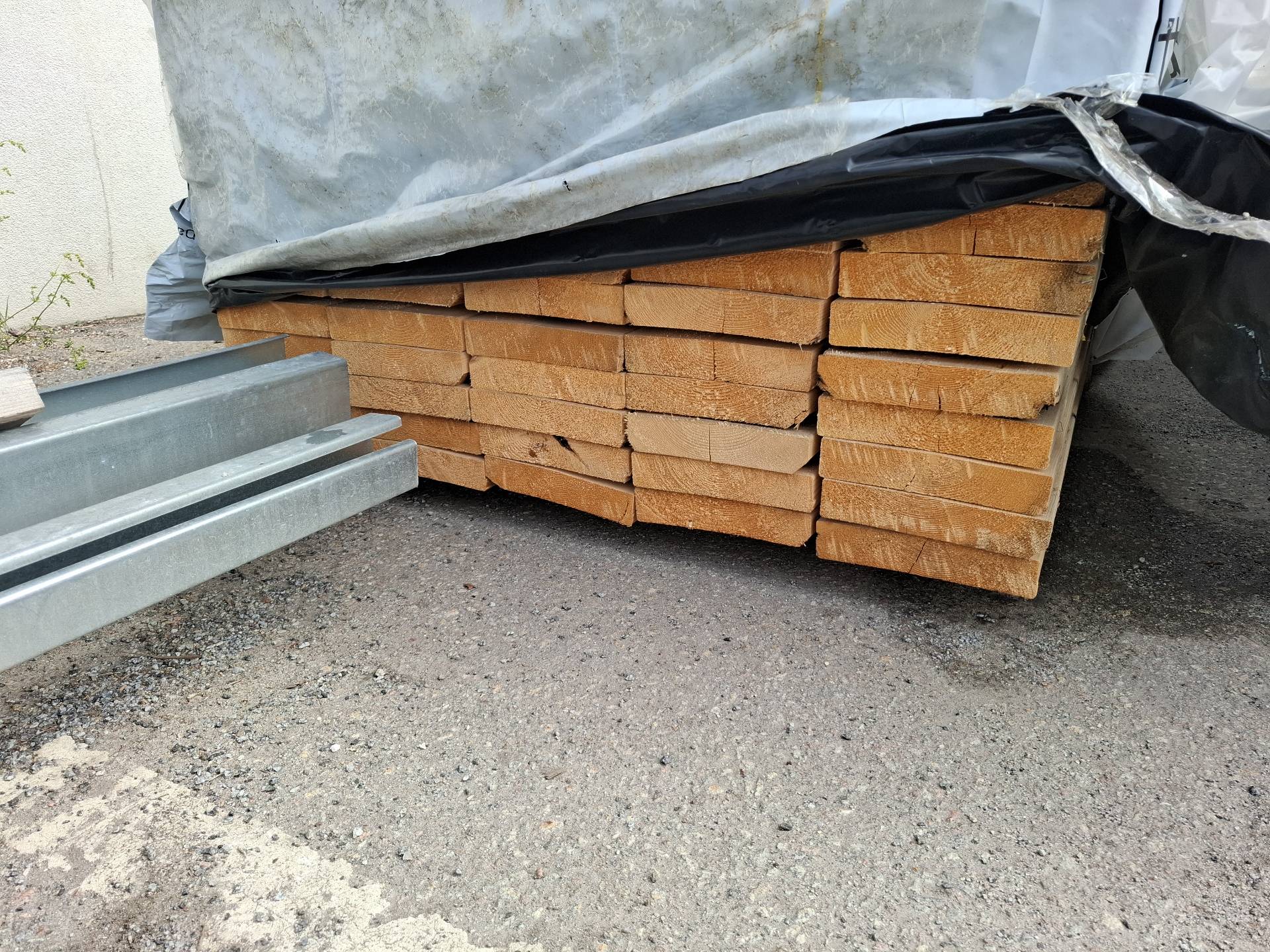 Träregel 45x220x4800, C14, Räddad