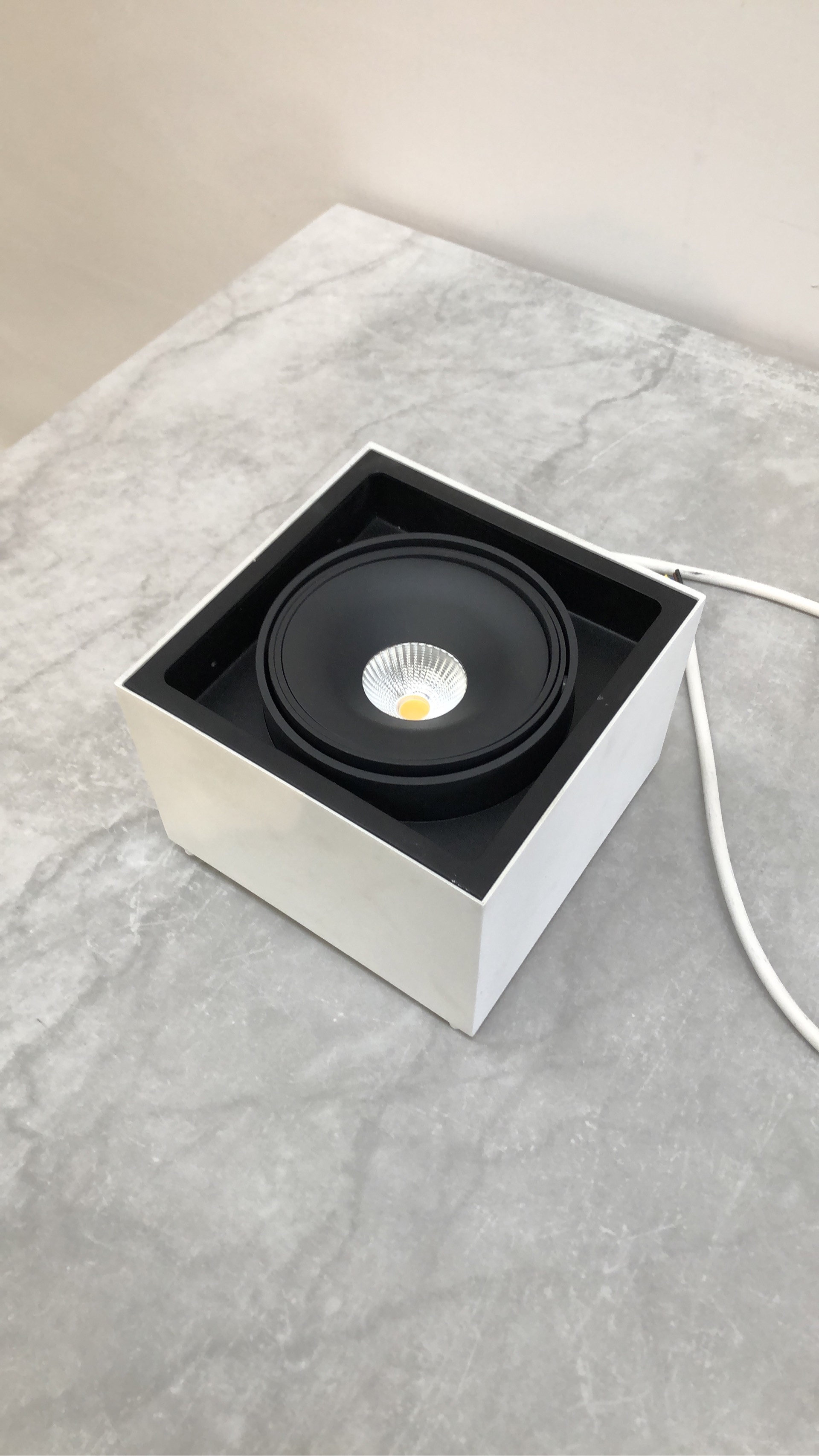 LED takbelysning 17,5x17,5 cm