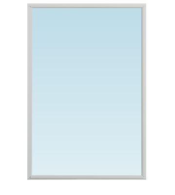 Aluminiumbeklätt träfönster, 2184x1485 mm