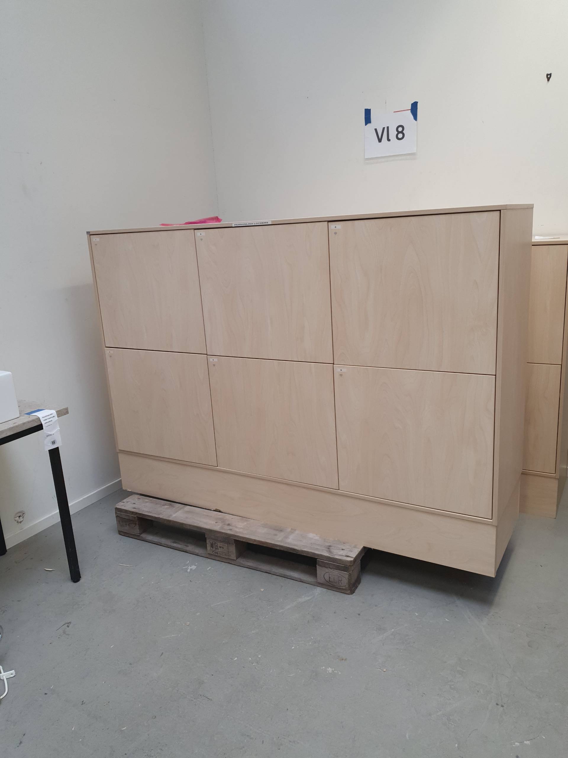 Personliga lockers nyckelkort