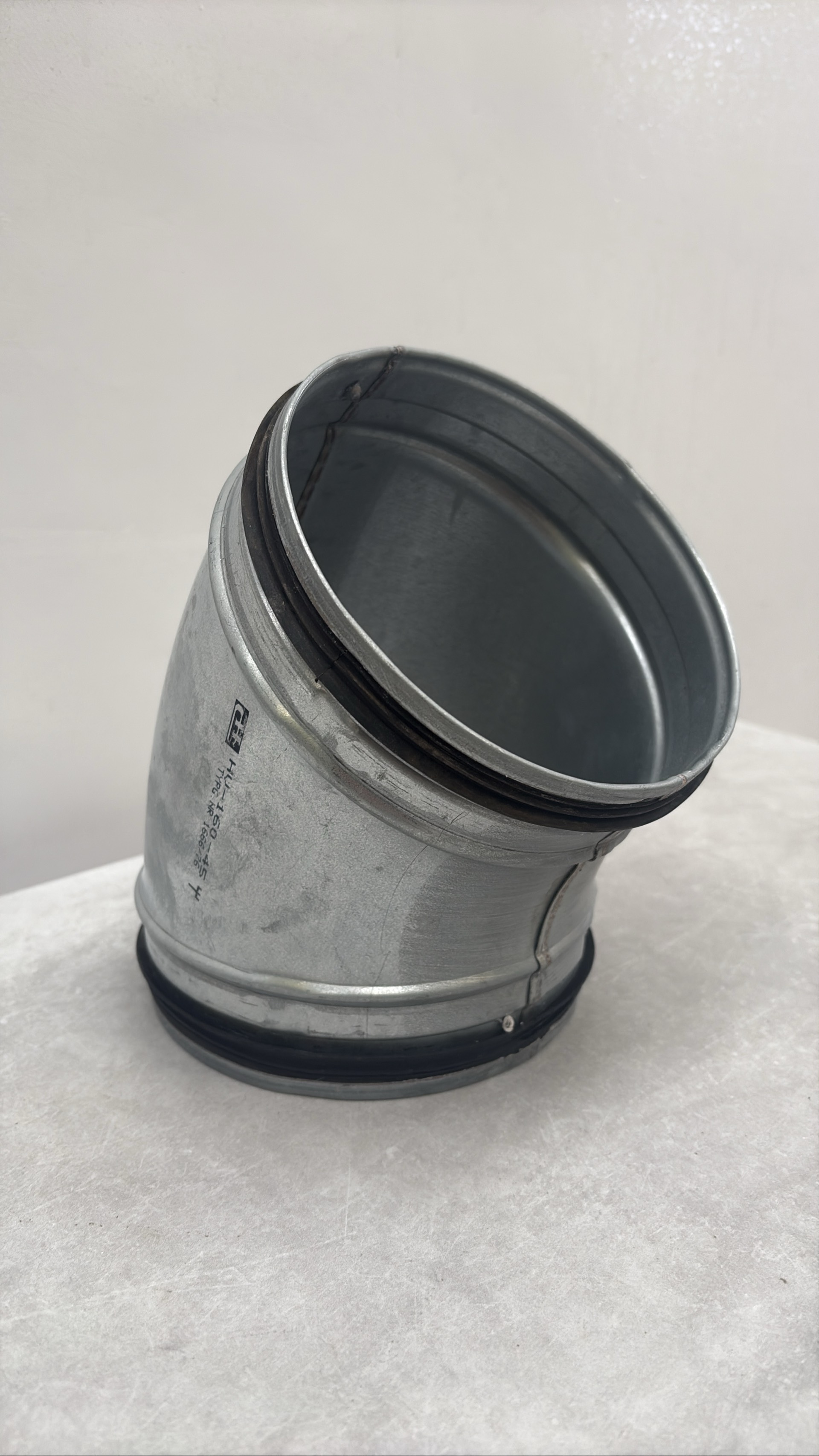 Ventilationsböj 45° 160 mm