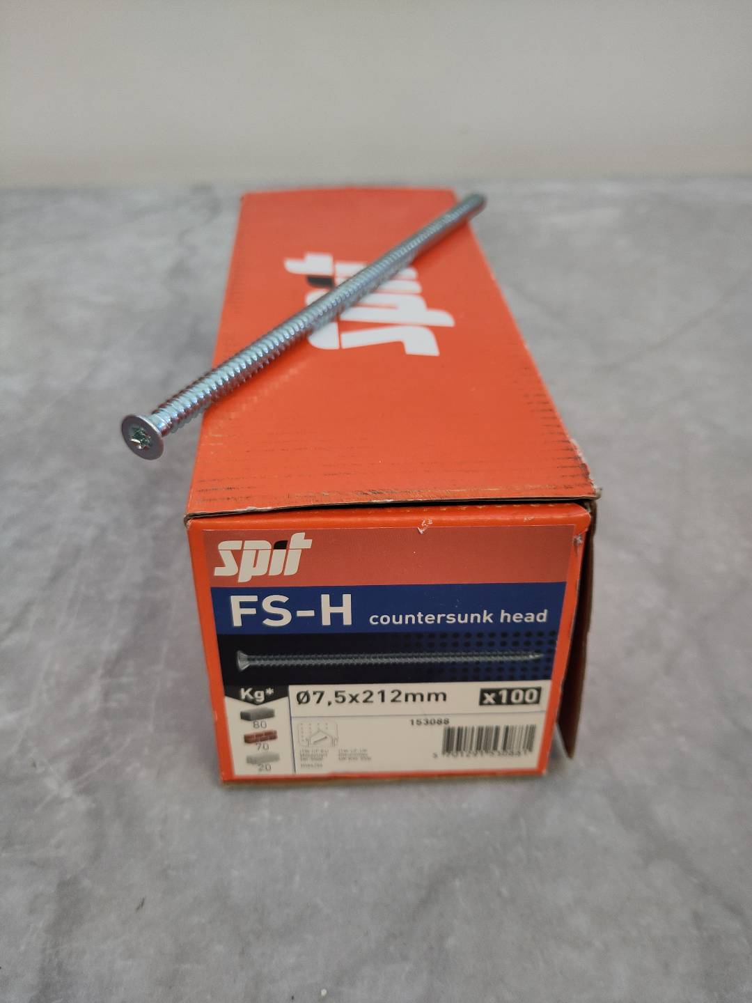 Betongskruv FS-H 7,5x212 mm