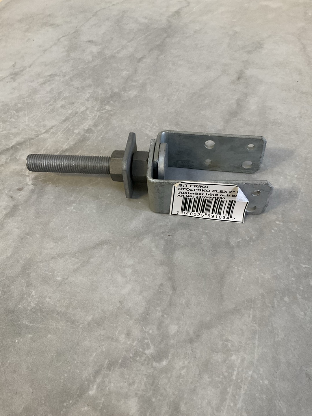 Beslag s:t Eriks stolpsko flex 2” M16
