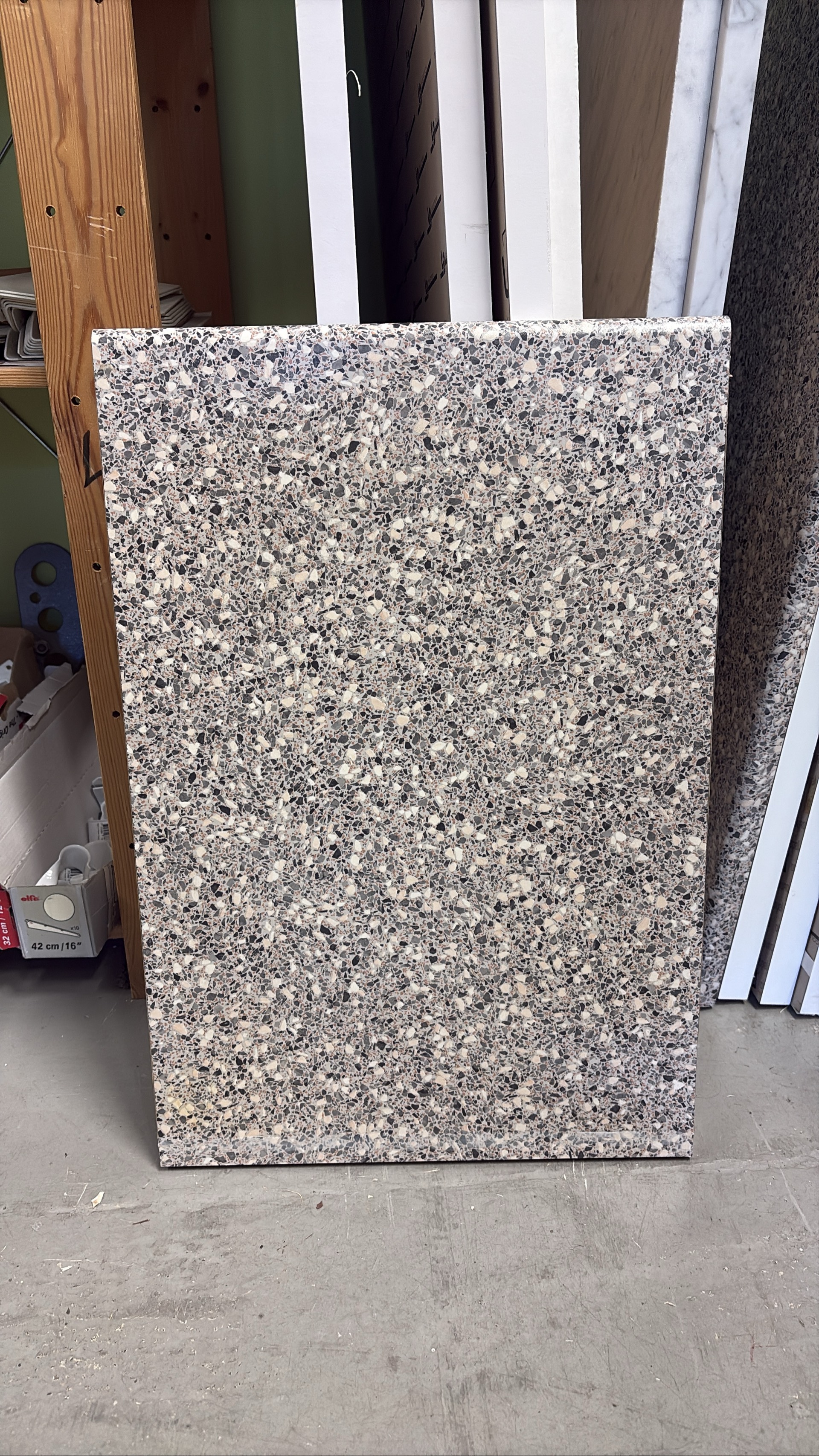 Laminatbänkskiva 410 × 610 × 35 mm