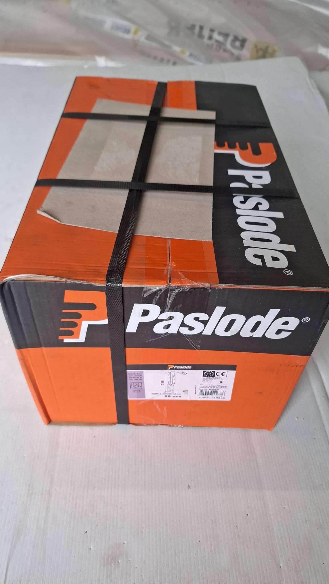 Gaffelankare 50x320x1,5, 25 st, Räddad